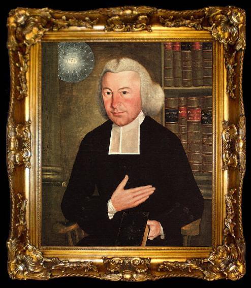 framed  Samuel King Portrait of Ezra Stiles, ta009-2